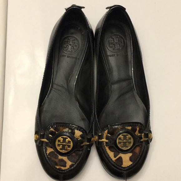 Tory Burch Shoes - Tory Burch Leopard Patent Leather Loafers